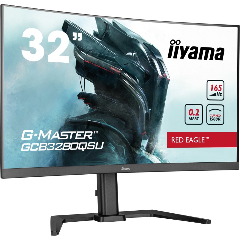 iiyama G-Master GCB3280QSU-B1 80cm (31,5") Curved WQHD Monitor HDMI/DP VA 165Hz